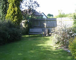 Before circular patio